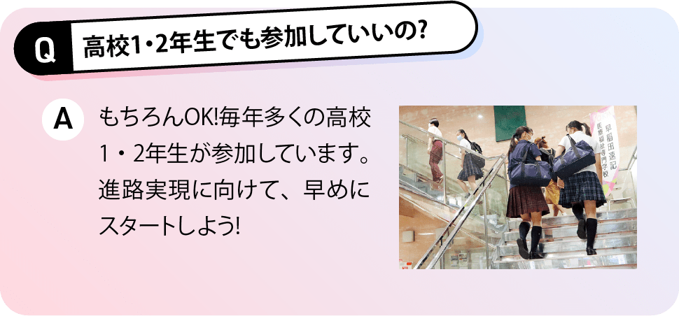 高校1・2年生でも参加していいの?